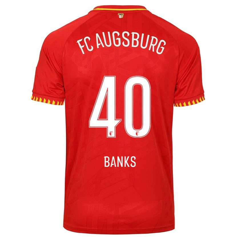 Danxen Damen Noahkai Banks #40 Rot Gelb Auswärtstrikot Trikot 2025/26 T-Shirt Schweiz