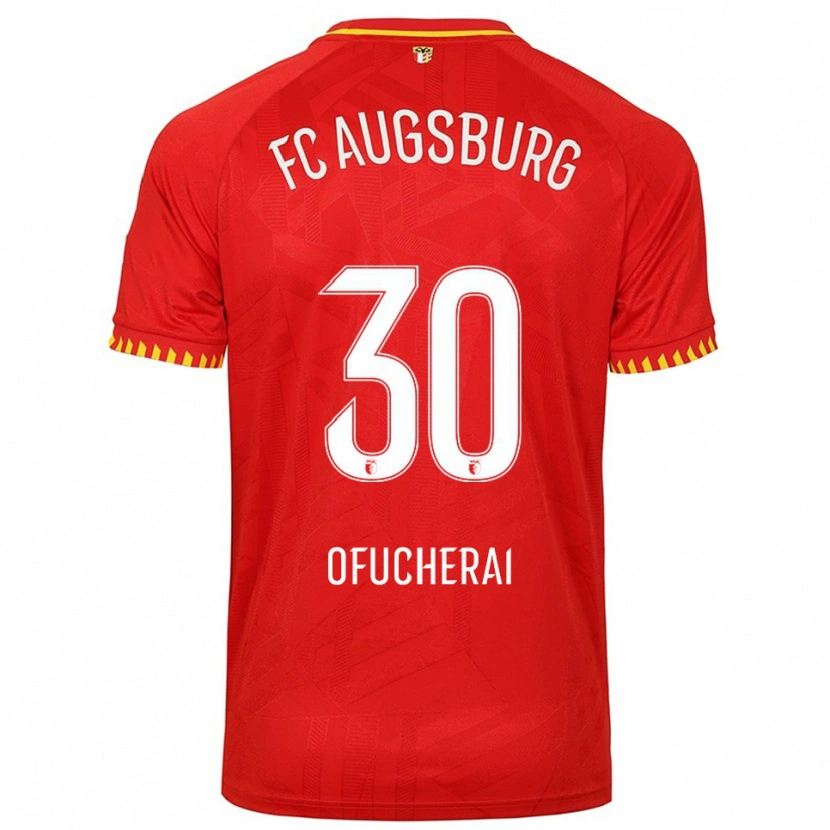 Danxen Damen Isaac Ofucherai #30 Rot Gelb Auswärtstrikot Trikot 2025/26 T-Shirt Schweiz