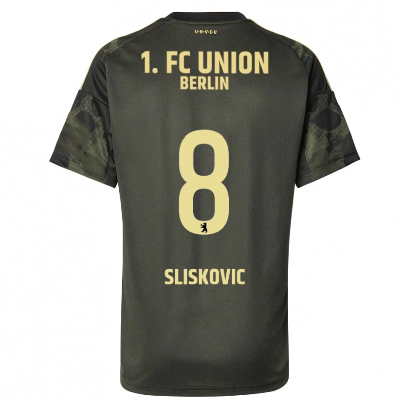 Danxen Damen Duje Sliskovic #8 Dunkelgrün Schwarz Auswärtstrikot Trikot 2025/26 T-Shirt Schweiz