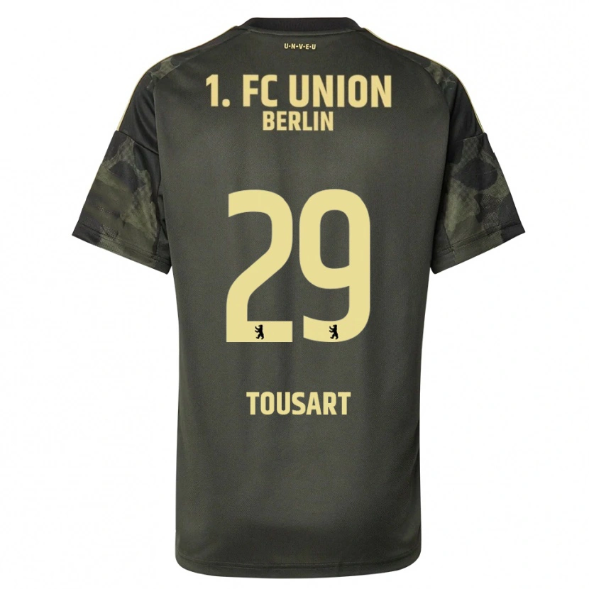 Danxen Damen Lucas Tousart #29 Dunkelgrün Schwarz Auswärtstrikot Trikot 2025/26 T-Shirt Schweiz
