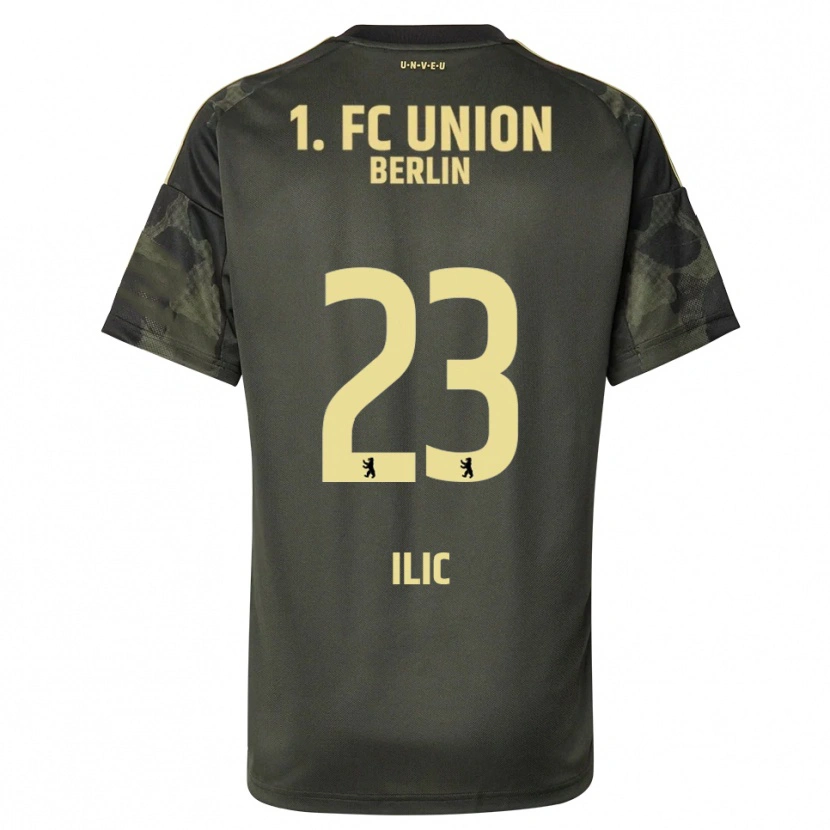 Danxen Damen Andrej Ilic #23 Dunkelgrün Schwarz Auswärtstrikot Trikot 2025/26 T-Shirt Schweiz