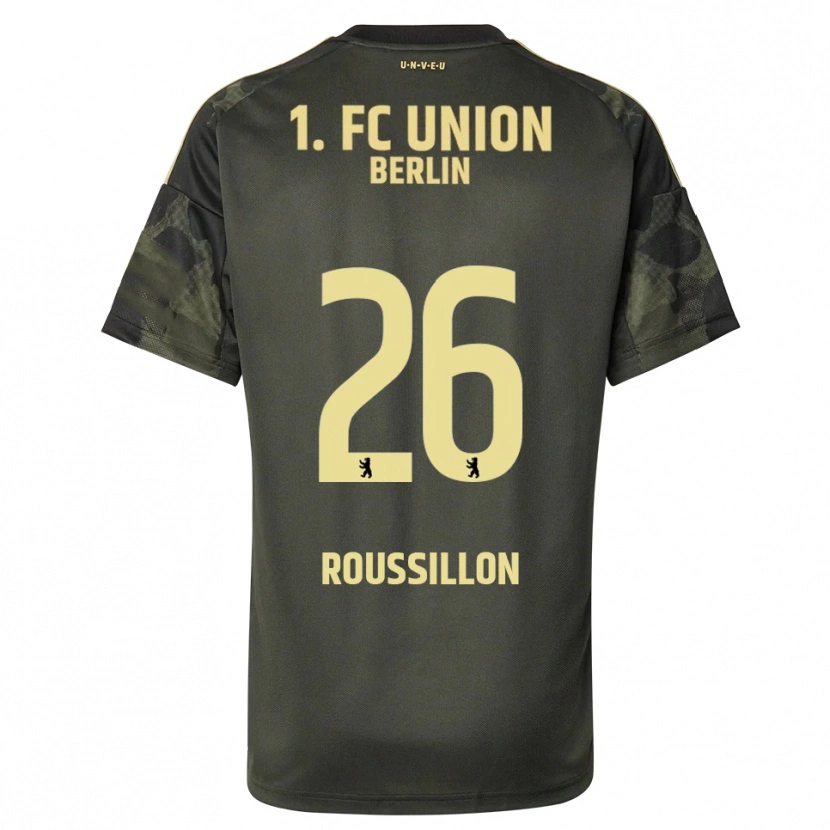 Danxen Damen Jérôme Roussillon #26 Dunkelgrün Schwarz Auswärtstrikot Trikot 2025/26 T-Shirt Schweiz