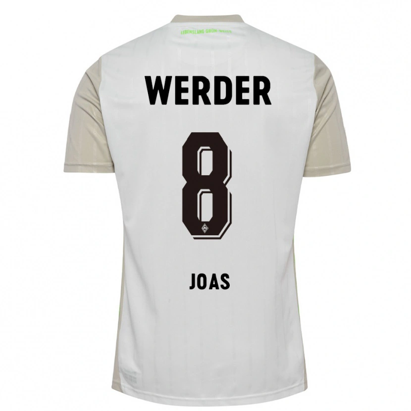 Danxen Damen Julius Joas #8 Weiß Schwarz Auswärtstrikot Trikot 2025/26 T-Shirt Schweiz