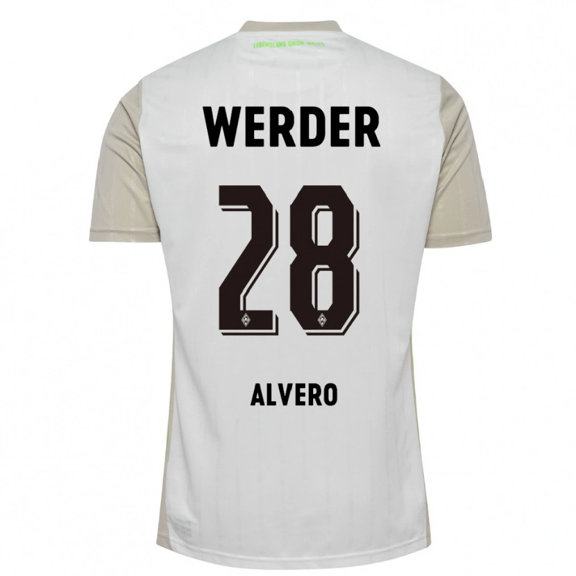 Danxen Damen Skelly Alvero #28 Weiß Schwarz Auswärtstrikot Trikot 2025/26 T-Shirt Schweiz