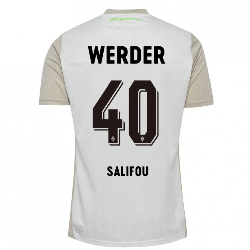 Danxen Damen Dikeni Salifou #40 Weiß Schwarz Auswärtstrikot Trikot 2025/26 T-Shirt Schweiz