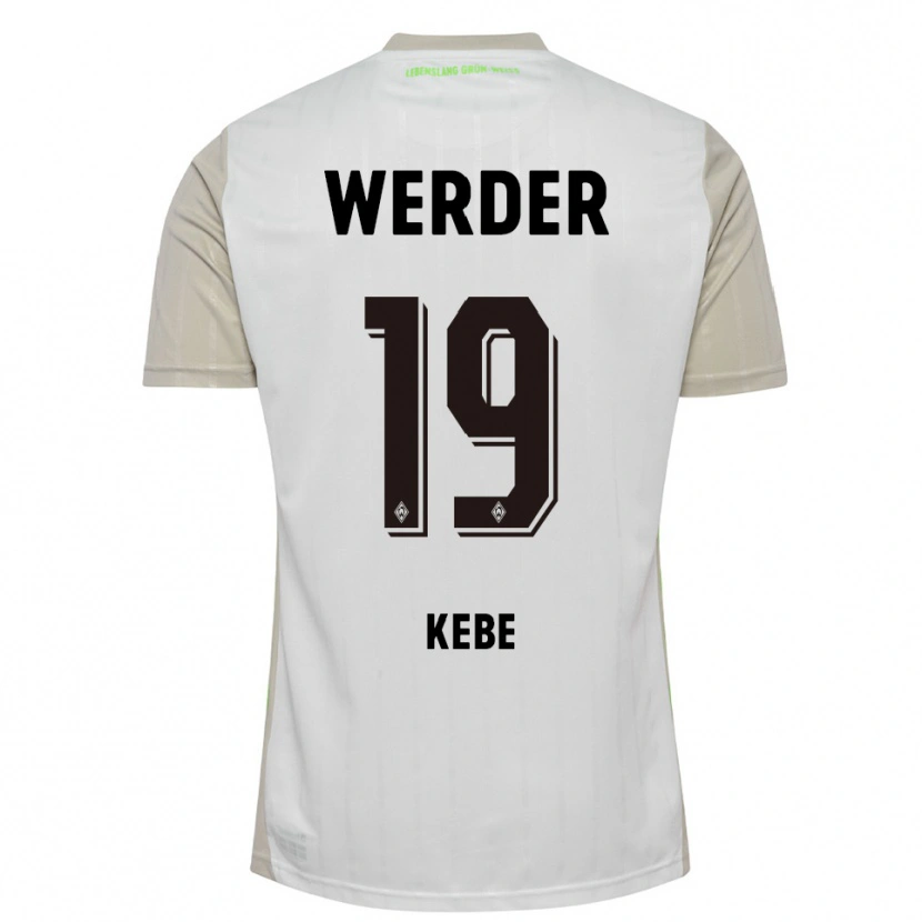 Danxen Damen David Kébé #19 Weiß Schwarz Auswärtstrikot Trikot 2025/26 T-Shirt Schweiz