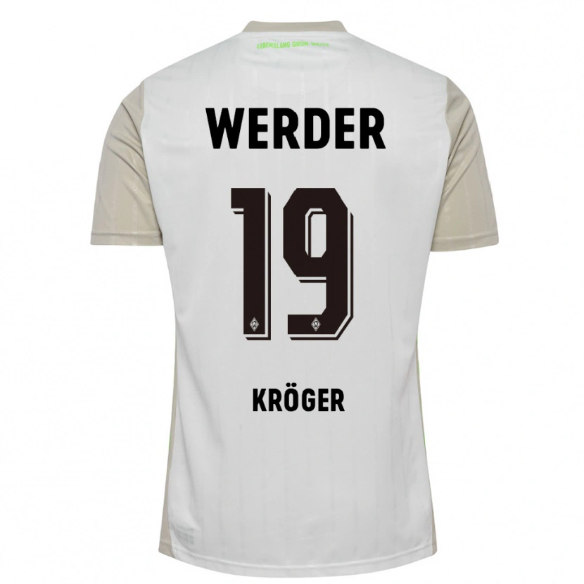 Danxen Damen Moritz Kröger #19 Weiß Schwarz Auswärtstrikot Trikot 2025/26 T-Shirt Schweiz