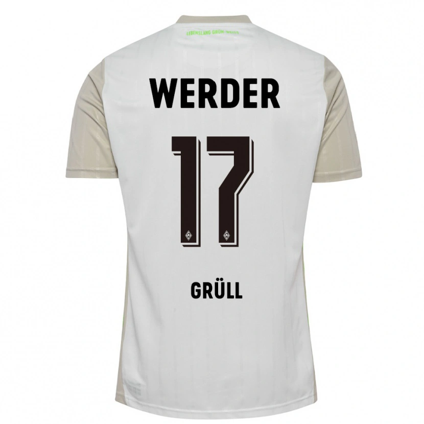 Danxen Damen Marco Grüll #17 Weiß Schwarz Auswärtstrikot Trikot 2025/26 T-Shirt Schweiz