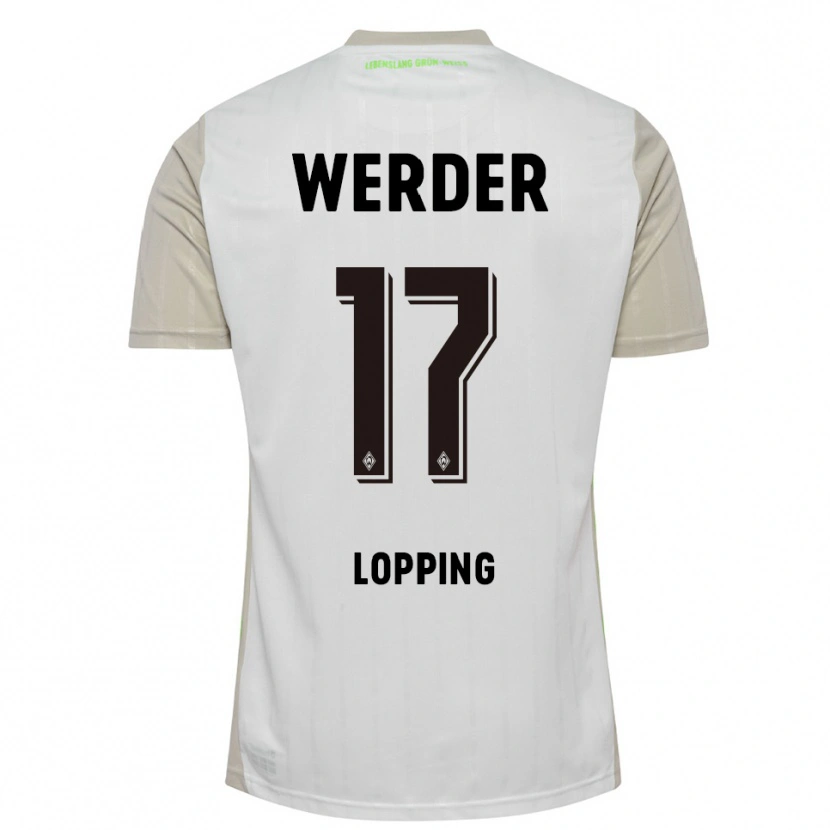 Danxen Damen Jakob Löpping #17 Weiß Schwarz Auswärtstrikot Trikot 2025/26 T-Shirt Schweiz