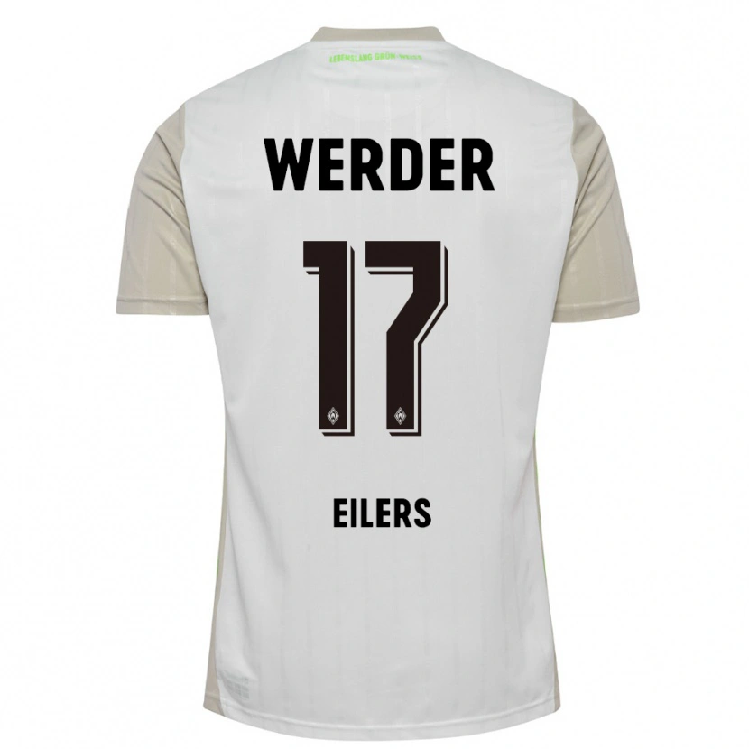 Danxen Damen Jonas Eilers #17 Weiß Schwarz Auswärtstrikot Trikot 2025/26 T-Shirt Schweiz