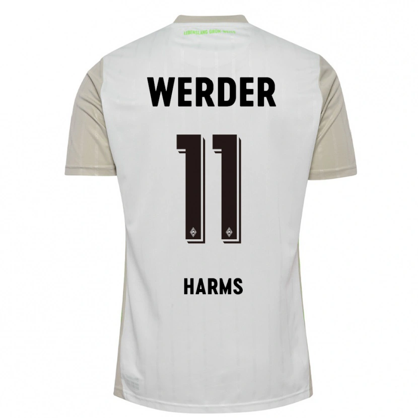 Danxen Damen Noah Harms #11 Weiß Schwarz Auswärtstrikot Trikot 2025/26 T-Shirt Schweiz