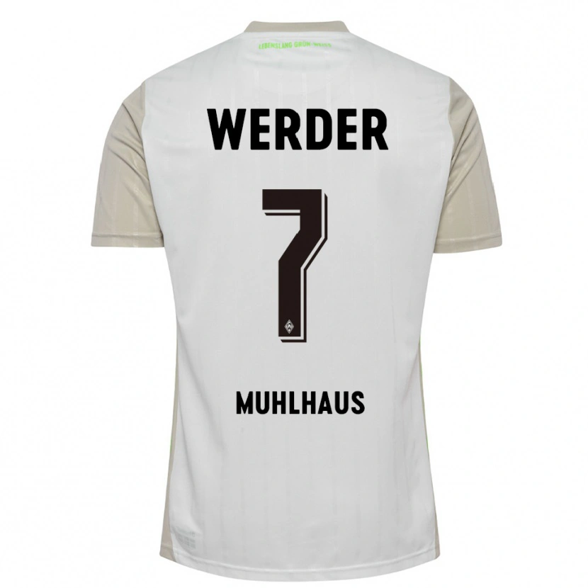 Danxen Damen Larissa Mühlhaus #7 Weiß Schwarz Auswärtstrikot Trikot 2025/26 T-Shirt Schweiz