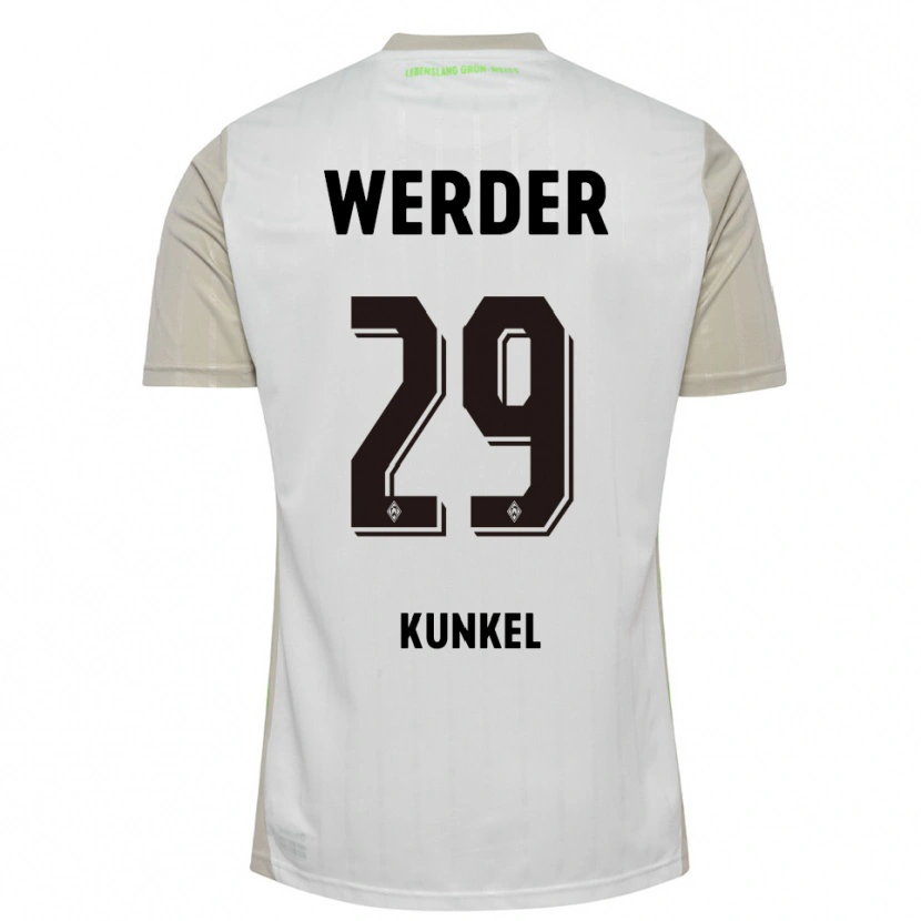 Danxen Damen Melina Kunkel #29 Weiß Schwarz Auswärtstrikot Trikot 2025/26 T-Shirt Schweiz