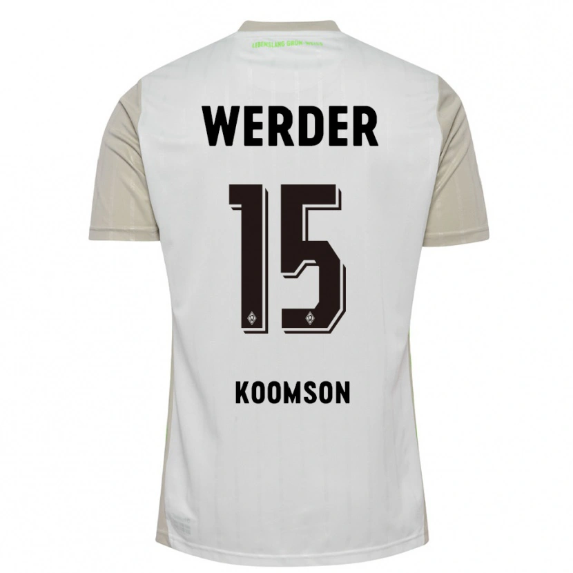 Danxen Damen Gabriel Koomson #15 Weiß Schwarz Auswärtstrikot Trikot 2025/26 T-Shirt Schweiz