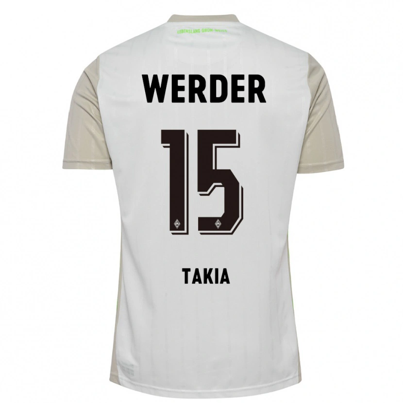 Danxen Damen Toirik Onlam Takia #15 Weiß Schwarz Auswärtstrikot Trikot 2025/26 T-Shirt Schweiz
