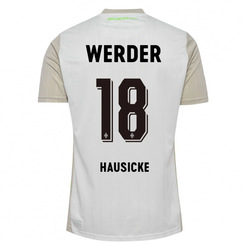 Danxen Damen Lina Hausicke #18 Weiß Schwarz Auswärtstrikot Trikot 2025/26 T-Shirt Schweiz