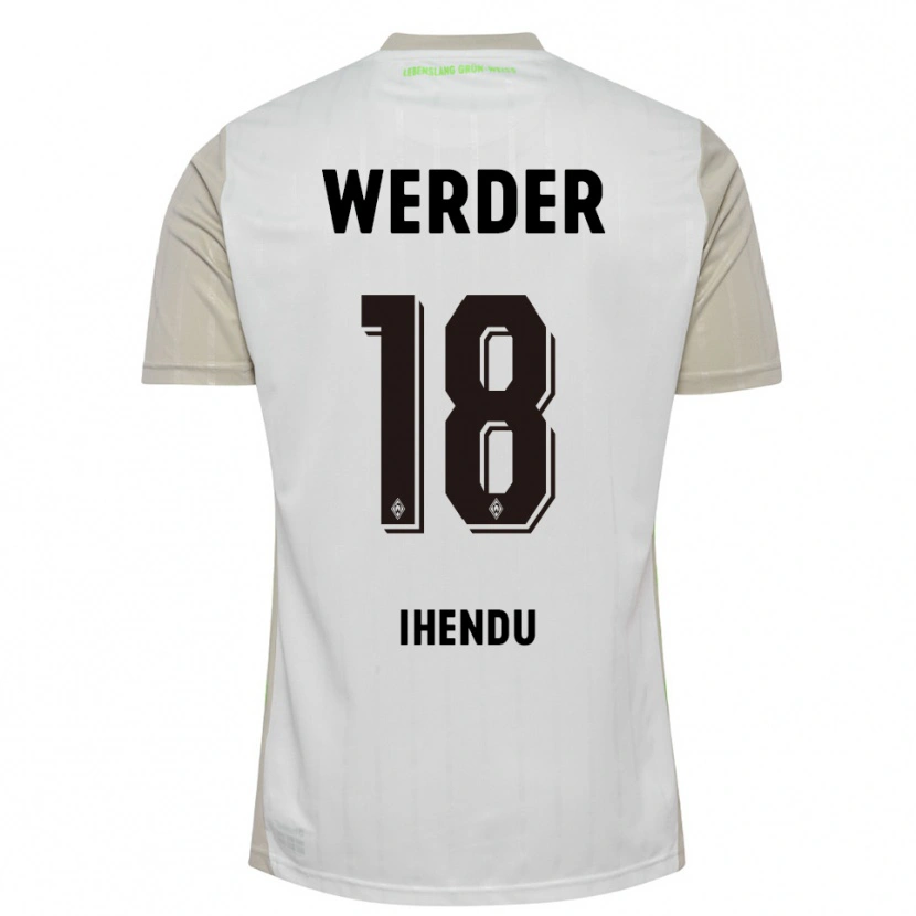 Danxen Damen Daniel Ihendu #18 Weiß Schwarz Auswärtstrikot Trikot 2025/26 T-Shirt Schweiz