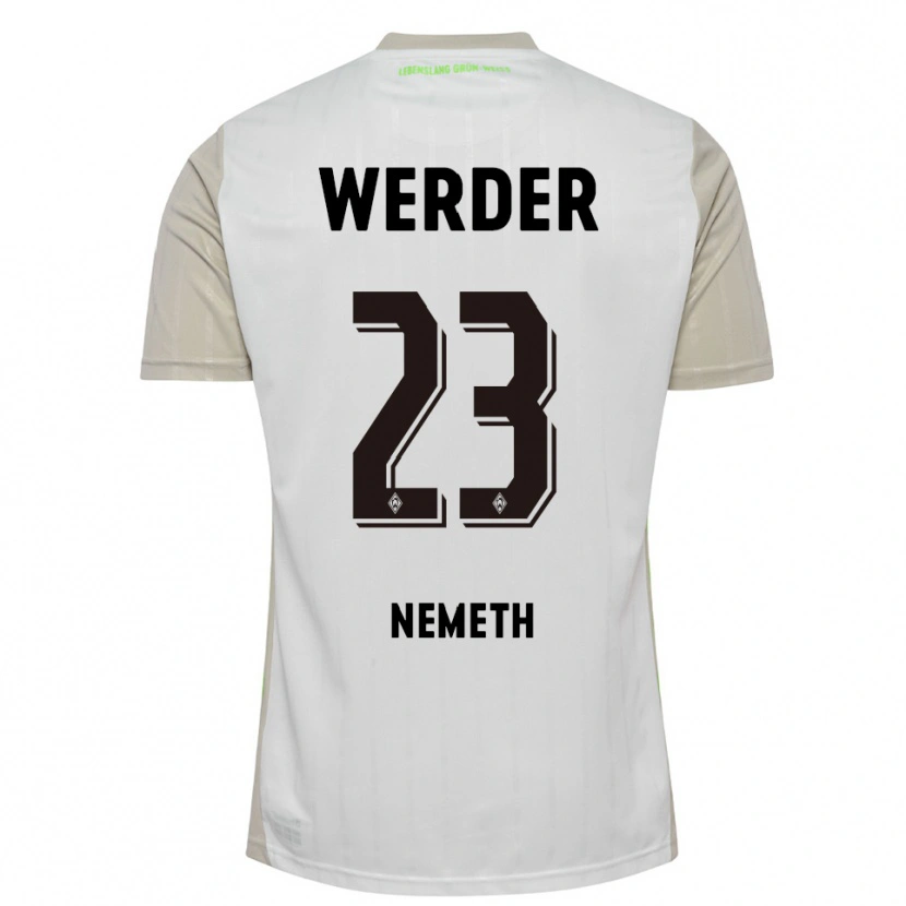 Danxen Damen Hanna Nemeth #23 Weiß Schwarz Auswärtstrikot Trikot 2025/26 T-Shirt Schweiz