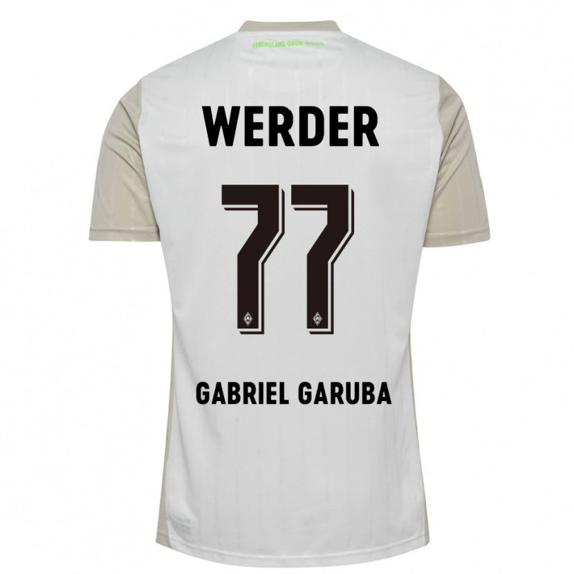 Danxen Damen Najib Gabriel Garuba #77 Weiß Schwarz Auswärtstrikot Trikot 2025/26 T-Shirt Schweiz