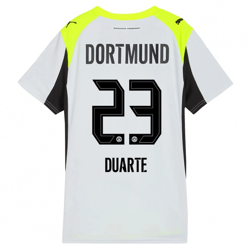 Danxen Damen Enzo Duarte #23 Fluoreszierendes Gelb Auswärtstrikot Trikot 2025/26 T-Shirt Schweiz