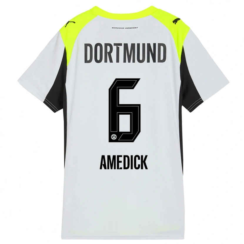 Danxen Damen Maik Amedick #6 Fluoreszierendes Gelb Auswärtstrikot Trikot 2025/26 T-Shirt Schweiz
