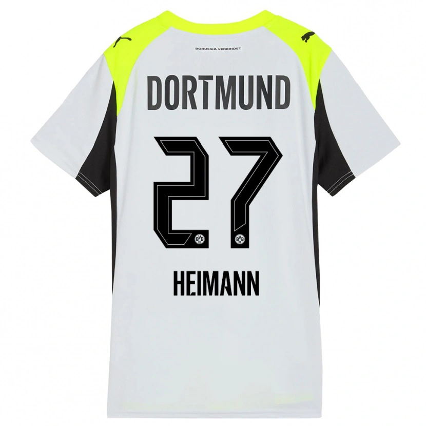 Danxen Damen Wesley Heimann #27 Fluoreszierendes Gelb Auswärtstrikot Trikot 2025/26 T-Shirt Schweiz