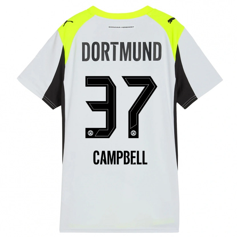 Danxen Damen Cole Campbell #37 Fluoreszierendes Gelb Auswärtstrikot Trikot 2025/26 T-Shirt Schweiz