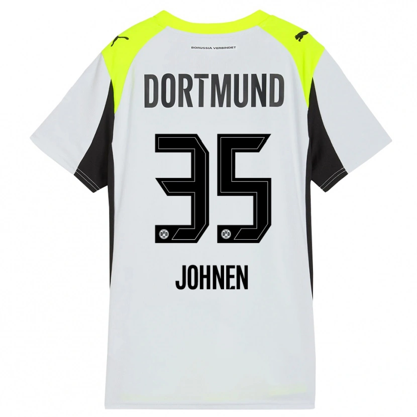 Danxen Damen Marcel Johnen #35 Fluoreszierendes Gelb Auswärtstrikot Trikot 2025/26 T-Shirt Schweiz