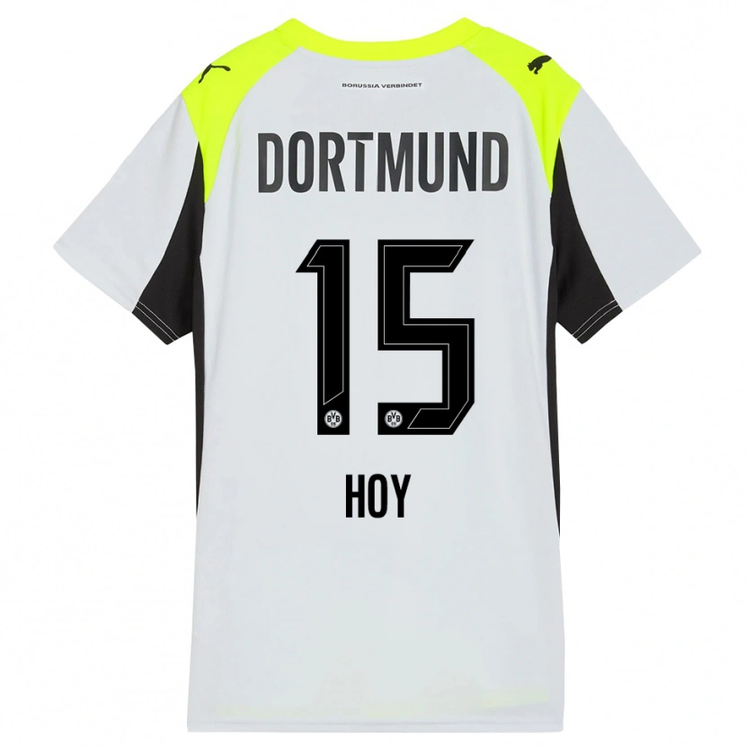 Danxen Damen Justin Hoy #15 Fluoreszierendes Gelb Auswärtstrikot Trikot 2025/26 T-Shirt Schweiz