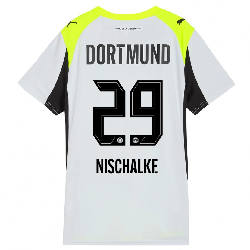 Danxen Damen Jermain Nischalke #29 Fluoreszierendes Gelb Auswärtstrikot Trikot 2025/26 T-Shirt Schweiz