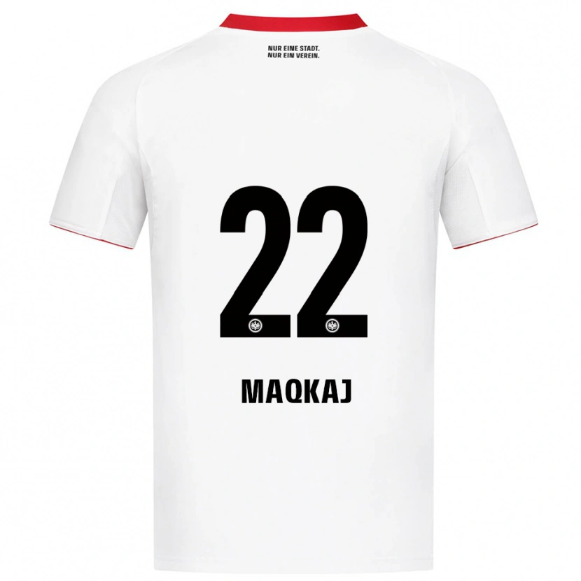 Danxen Damen Dritan Maqkaj #22 Weiß Rot Auswärtstrikot Trikot 2025/26 T-Shirt Schweiz