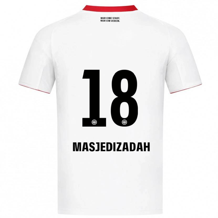 Danxen Damen Abolfazl Masjedizadah #18 Weiß Rot Auswärtstrikot Trikot 2025/26 T-Shirt Schweiz