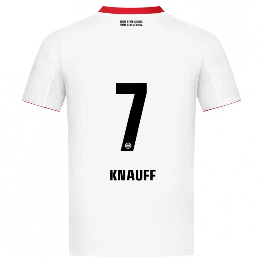 Danxen Damen Ansgar Knauff #7 Weiß Rot Auswärtstrikot Trikot 2025/26 T-Shirt Schweiz