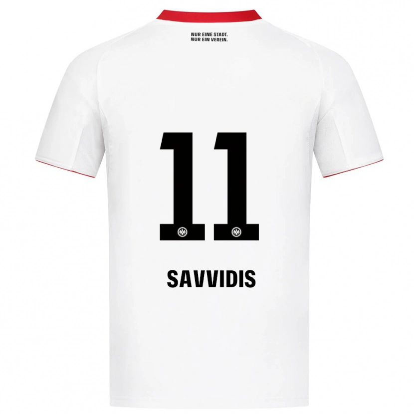 Danxen Damen Rafail Savvidis #11 Weiß Rot Auswärtstrikot Trikot 2025/26 T-Shirt Schweiz