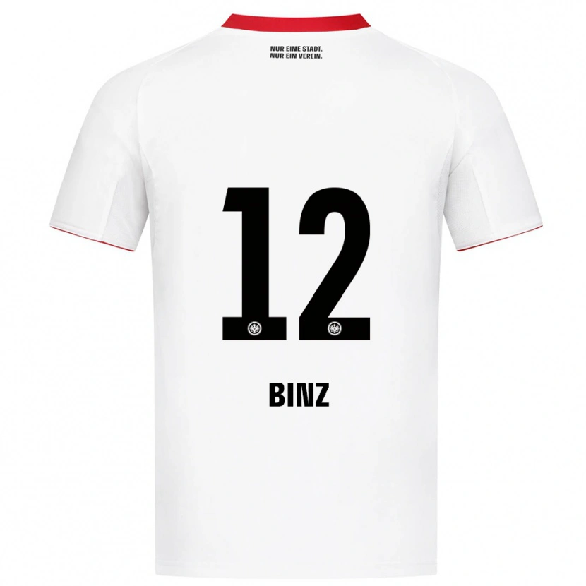 Danxen Damen Sam Binz #12 Weiß Rot Auswärtstrikot Trikot 2025/26 T-Shirt Schweiz