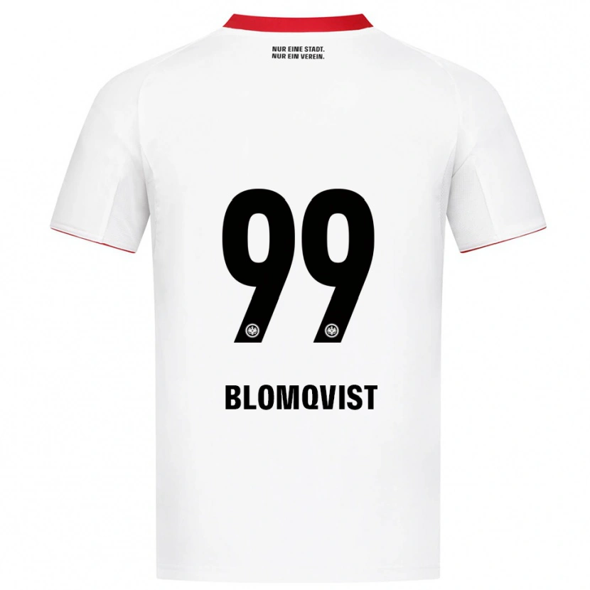 Danxen Damen Rebecka Blomqvist #99 Weiß Rot Auswärtstrikot Trikot 2025/26 T-Shirt Schweiz