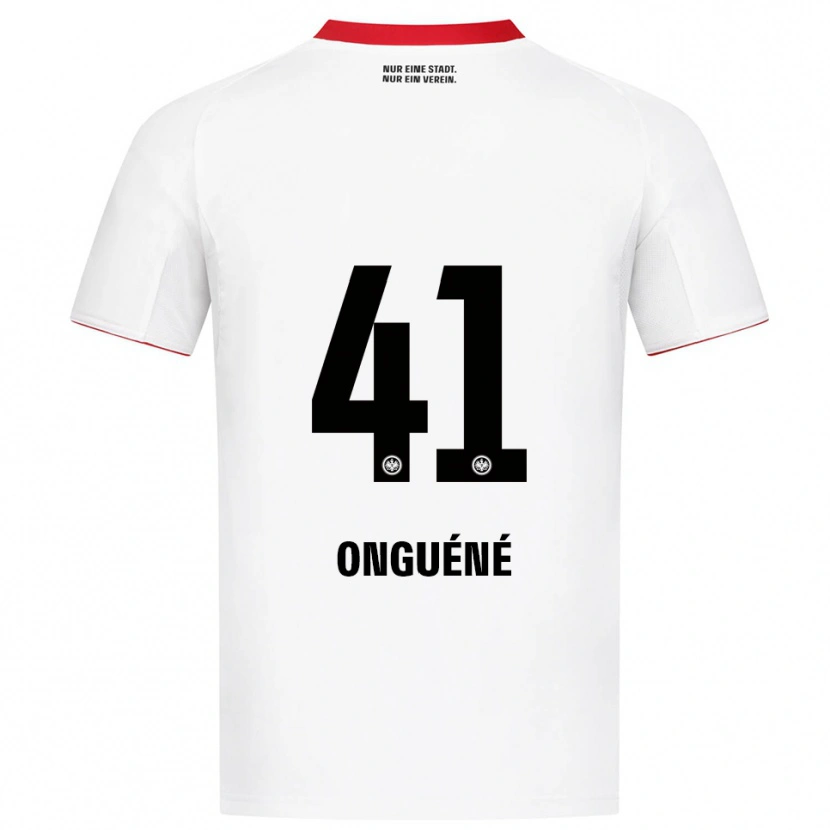 Danxen Damen Jérôme Onguéné #41 Weiß Rot Auswärtstrikot Trikot 2025/26 T-Shirt Schweiz