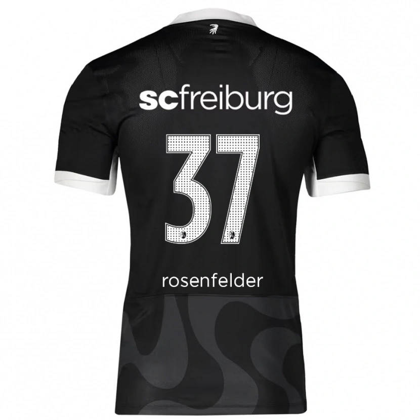 Danxen Damen Max Rosenfelder #37 Schwarz Weiß Auswärtstrikot Trikot 2025/26 T-Shirt Schweiz