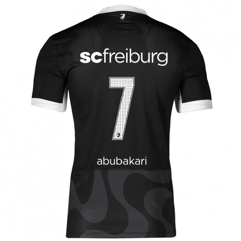 Danxen Damen Stefanos Abubakari #7 Schwarz Weiß Auswärtstrikot Trikot 2025/26 T-Shirt Schweiz