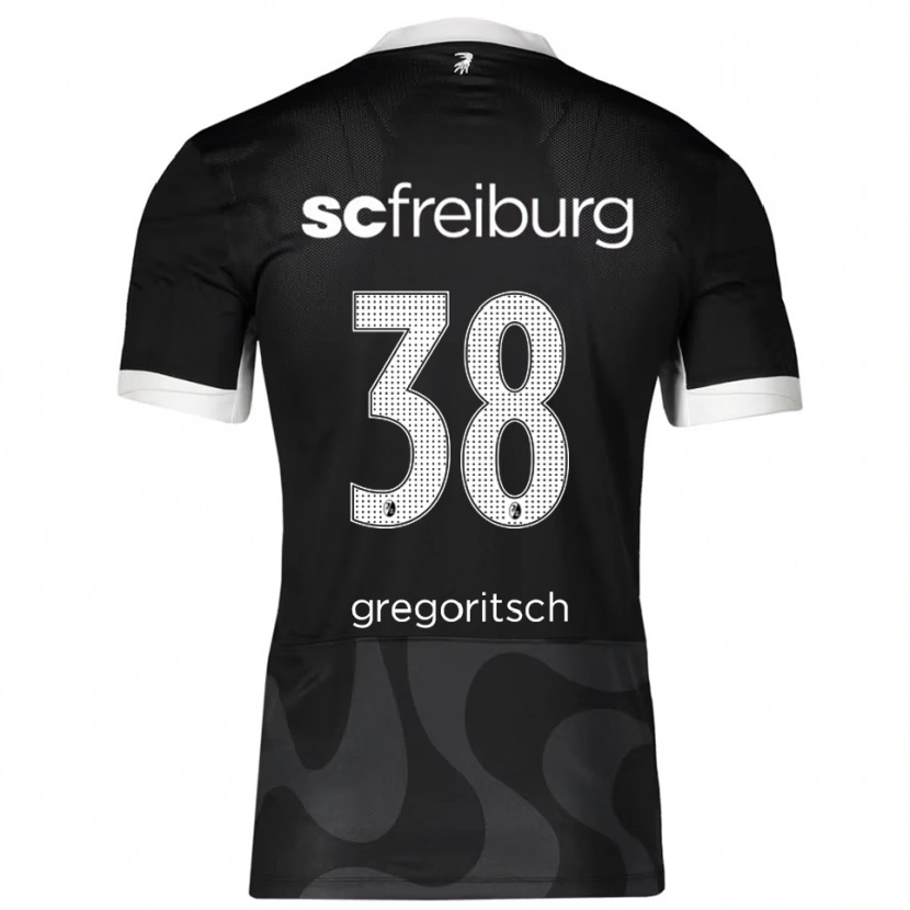 Danxen Damen Michael Gregoritsch #38 Schwarz Weiß Auswärtstrikot Trikot 2025/26 T-Shirt Schweiz