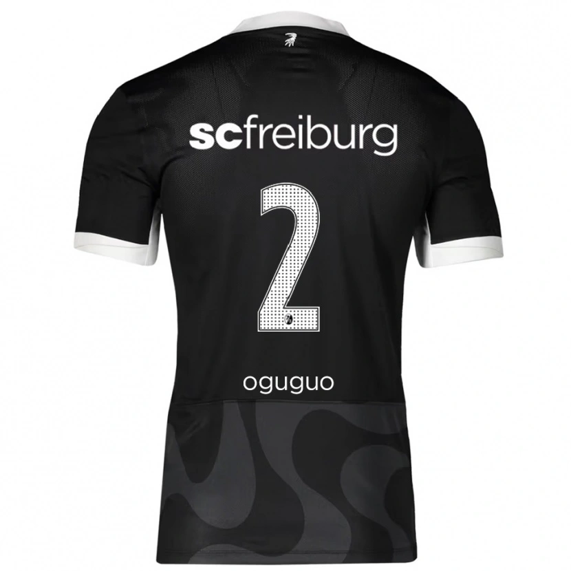 Danxen Damen Elijah Oguguo #2 Schwarz Weiß Auswärtstrikot Trikot 2025/26 T-Shirt Schweiz