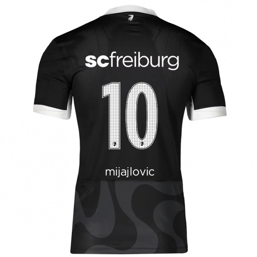 Danxen Damen Mladen Mijajlovic #10 Schwarz Weiß Auswärtstrikot Trikot 2025/26 T-Shirt Schweiz