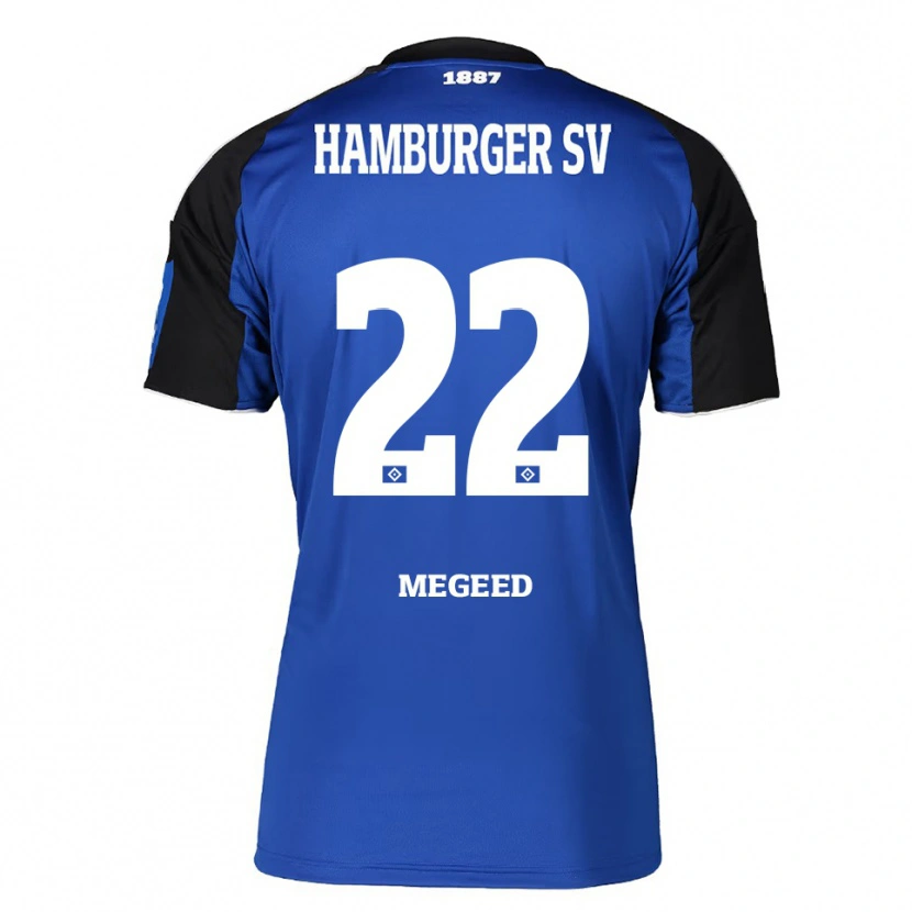 Danxen Damen Omar Megeed #22 Blau Schwarz Auswärtstrikot Trikot 2025/26 T-Shirt Schweiz