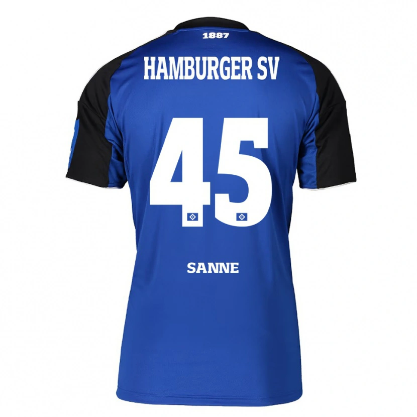 Danxen Damen Tom Sanne #45 Blau Schwarz Auswärtstrikot Trikot 2025/26 T-Shirt Schweiz