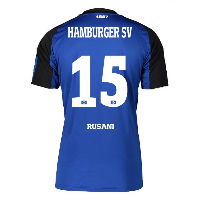 Danxen Damen Yasin Rusani #15 Blau Schwarz Auswärtstrikot Trikot 2025/26 T-Shirt Schweiz
