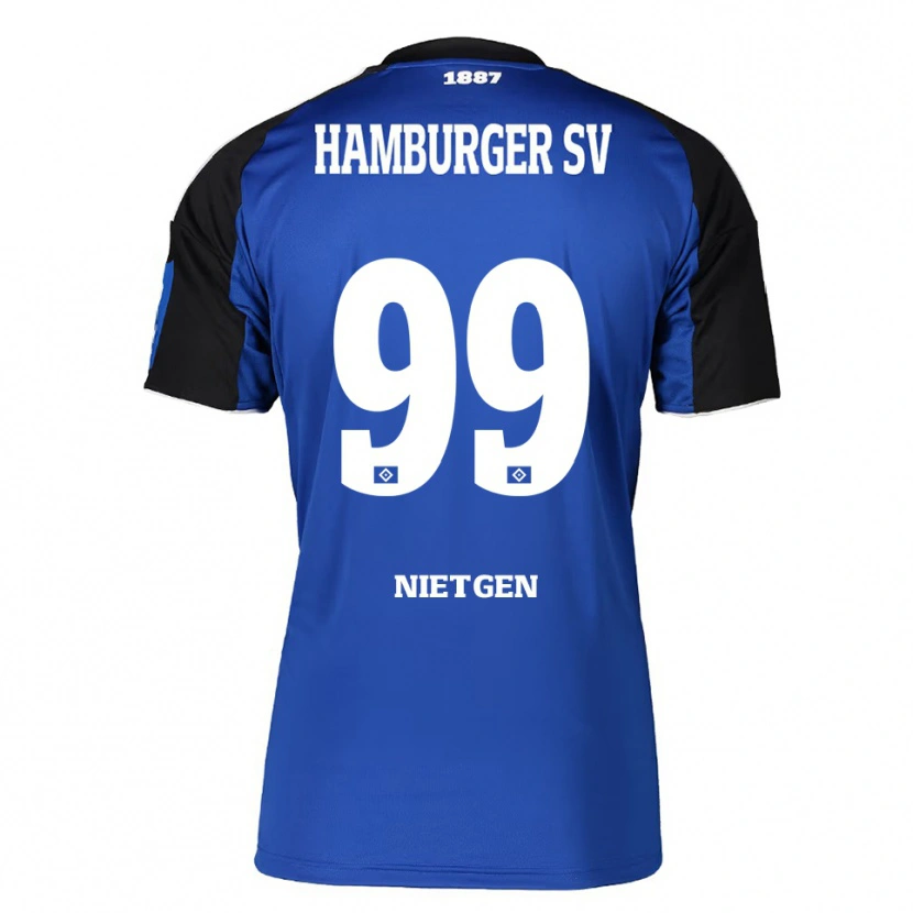 Danxen Damen Marvin Nietgen #99 Blau Schwarz Auswärtstrikot Trikot 2025/26 T-Shirt Schweiz