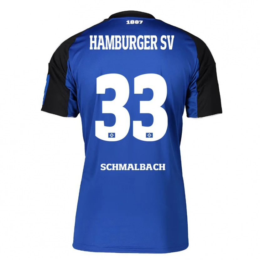 Danxen Damen Sebastian Schmalbach #33 Blau Schwarz Auswärtstrikot Trikot 2025/26 T-Shirt Schweiz