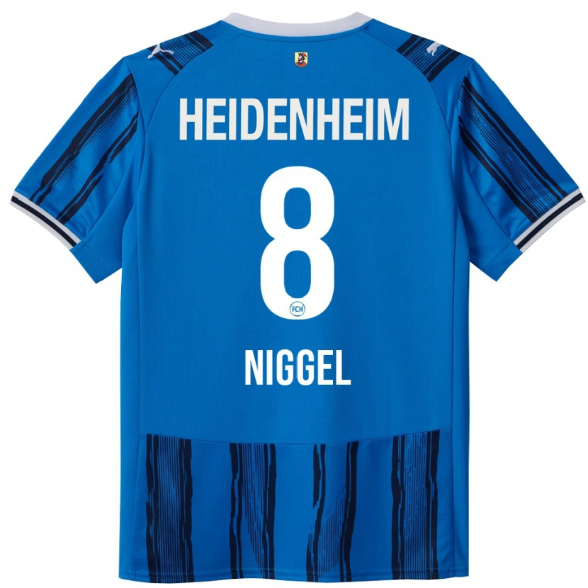 Danxen Damen Henrik Niggel #8 Blau Marineblau Auswärtstrikot Trikot 2025/26 T-Shirt Schweiz