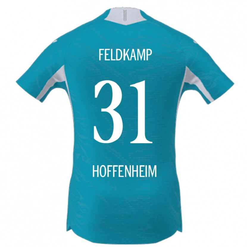 Danxen Damen Jana Feldkamp #31 Himmelblau Auswärtstrikot Trikot 2025/26 T-Shirt Schweiz