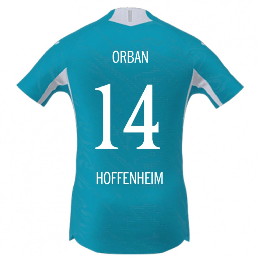 Danxen Damen Gift Orban #14 Himmelblau Auswärtstrikot Trikot 2025/26 T-Shirt Schweiz